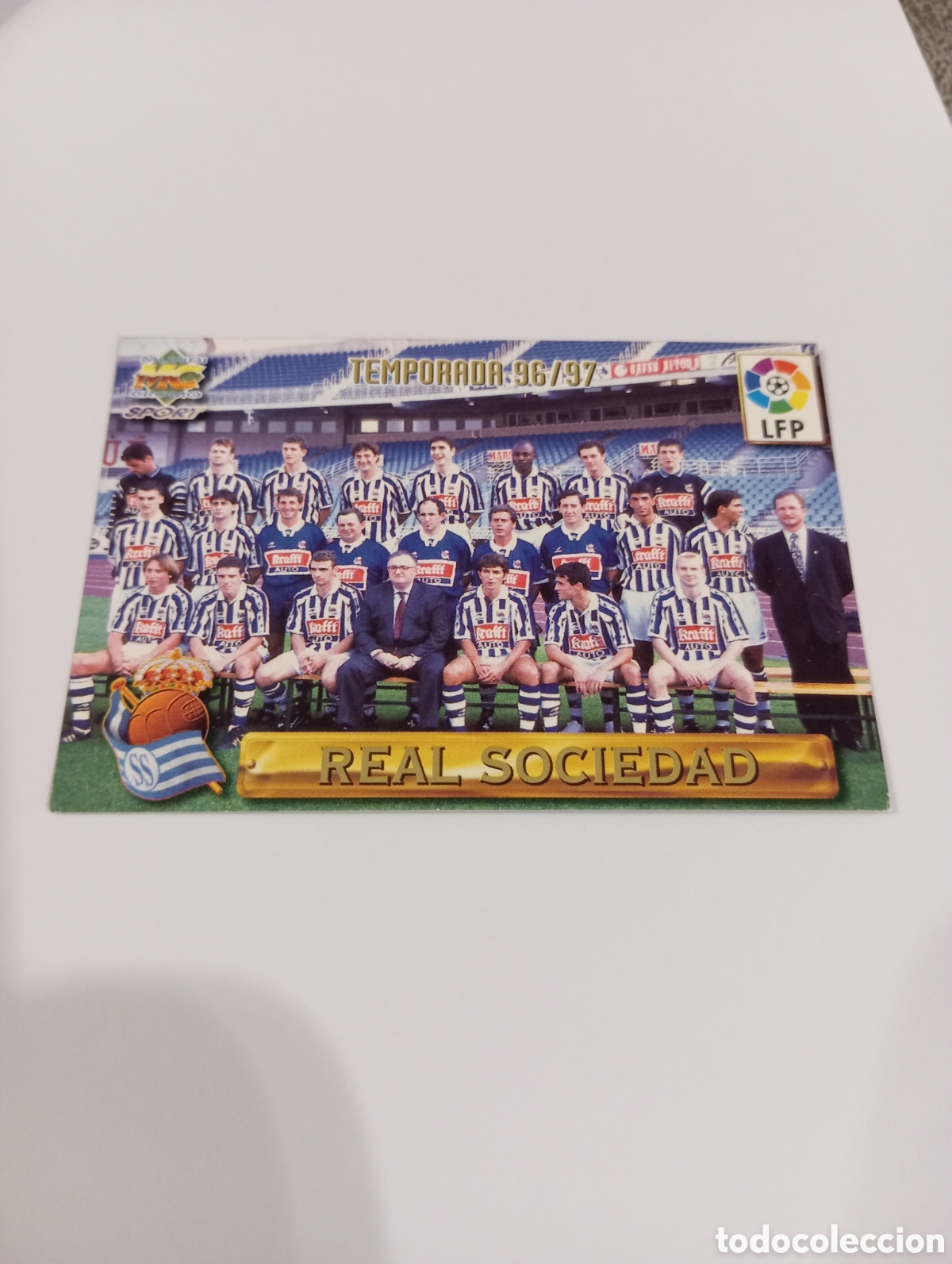 Cromos de f&uacute;tbol: PLANTILLA Real Sociedad 96 97 MUNDICROMO FICHAS LIGA 1996 1997