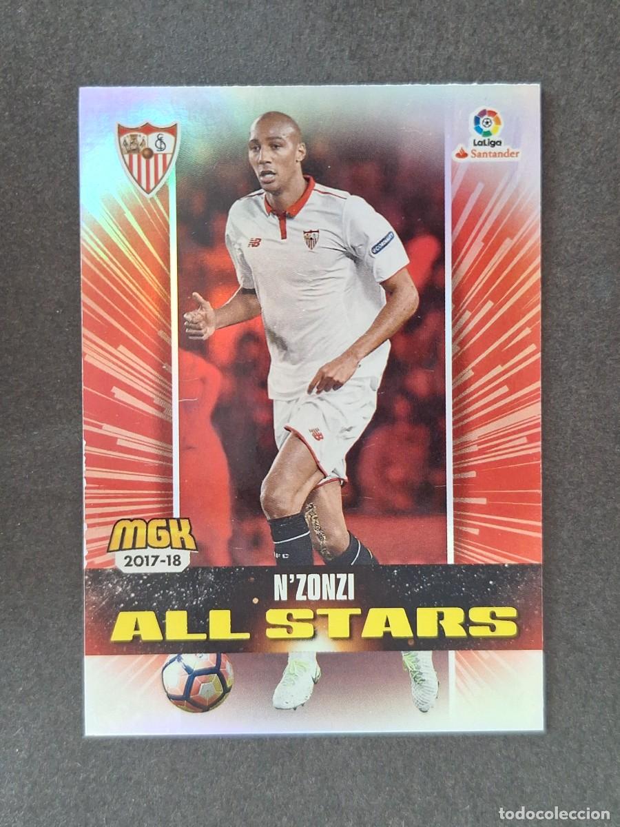Cromos de f&uacute;tbol: LVM N'ZONZI SEVILLA F. C. ALL STARS 485 PANINI MEGACRACKS 2017 2018 17 18