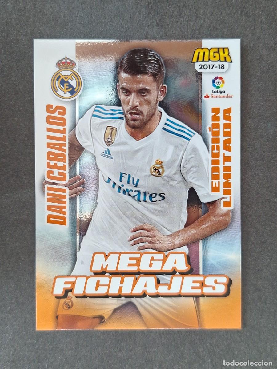 Cromos de f&uacute;tbol: LVM DANI CEBALLOS REAL MADRID MEGA FICHAJE EDICION LIMITADA 398B PANINI MEGACRACKS 2017 2018 17 18