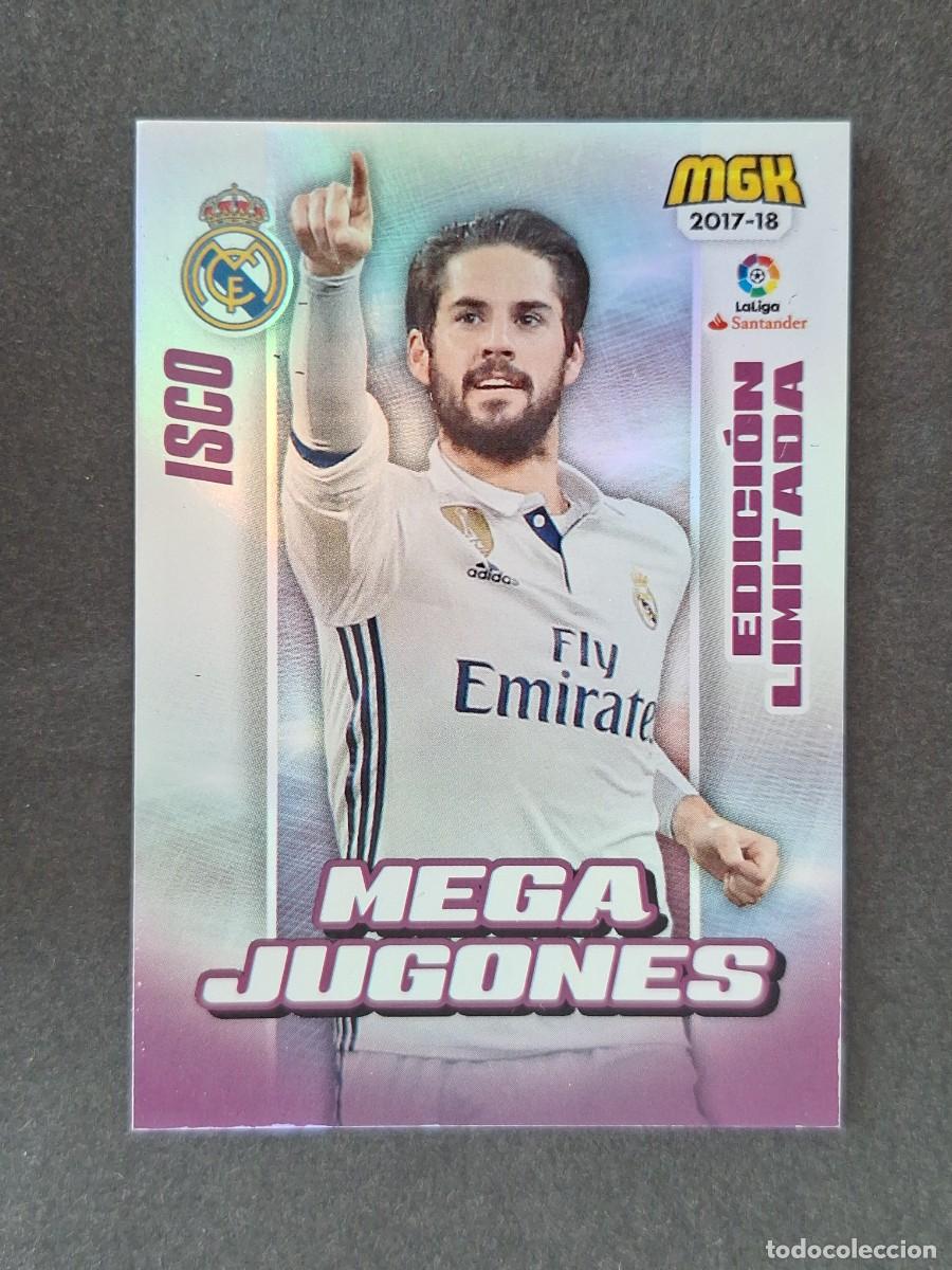 Cromos de f&uacute;tbol: LVM ISCO REAL MADRID MEGA JUGONES EDICION LIMITADA 390B PANINI MEGACRACKS 2017 2018 17 18
