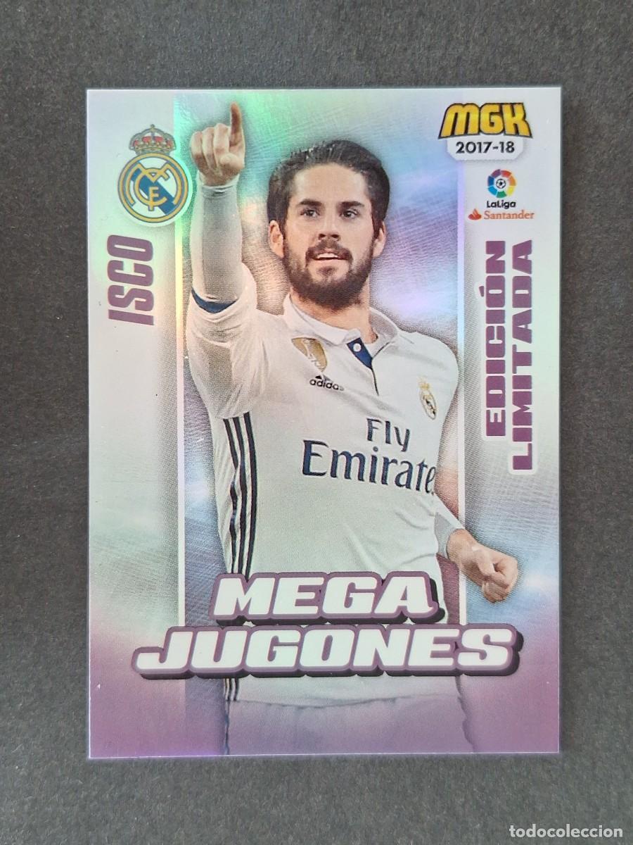 Cromos de f&uacute;tbol: LVM ISCO REAL MADRID MEGA JUGONES EDICION LIMITADA 390B PANINI MEGACRACKS 2017 2018 17 18