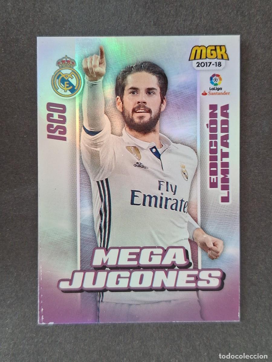 Cromos de f&uacute;tbol: LVM ISCO REAL MADRID MEGA JUGONES EDICION LIMITADA 390B PANINI MEGACRACKS 2017 2018 17 18