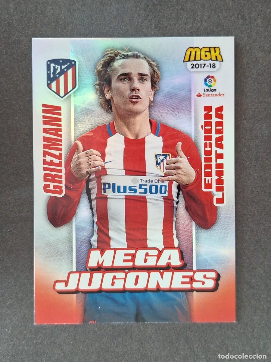 Cromos de f&uacute;tbol: LVM GRIEZMANN ATLETICO DE MADRID MEGA JUGONES EDICION LIMITADA 70B PANINI MEGACRACKS 2017 2018 17 18