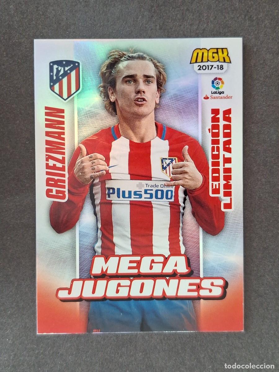 Cromos de f&uacute;tbol: LVM GRIEZMANN ATLETICO DE MADRID MEGA JUGONES EDICION LIMITADA 70B PANINI MEGACRACKS 2017 2018 17 18