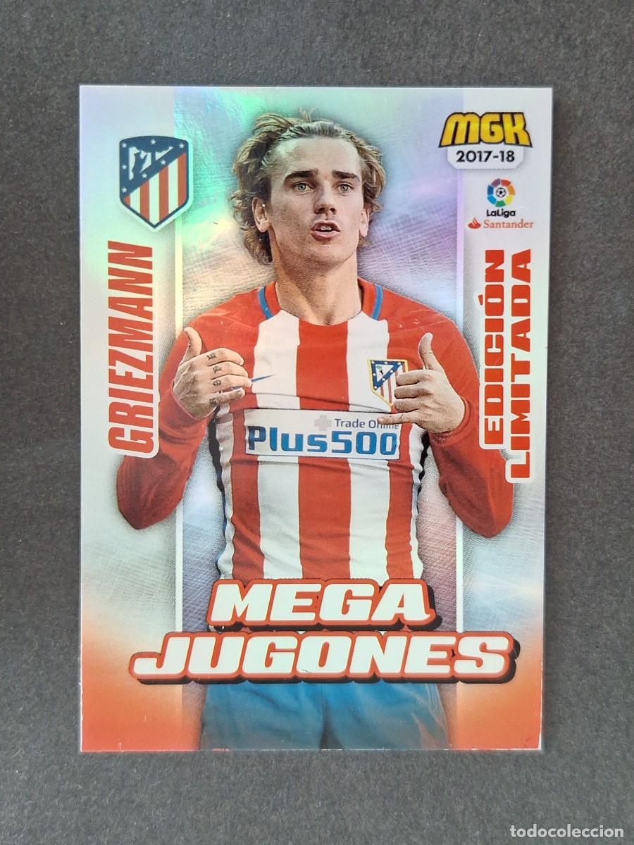 Cromos de f&uacute;tbol: LVM GRIEZMANN ATLETICO DE MADRID MEGA JUGONES EDICION LIMITADA 70B PANINI MEGACRACKS 2017 2018 17 18