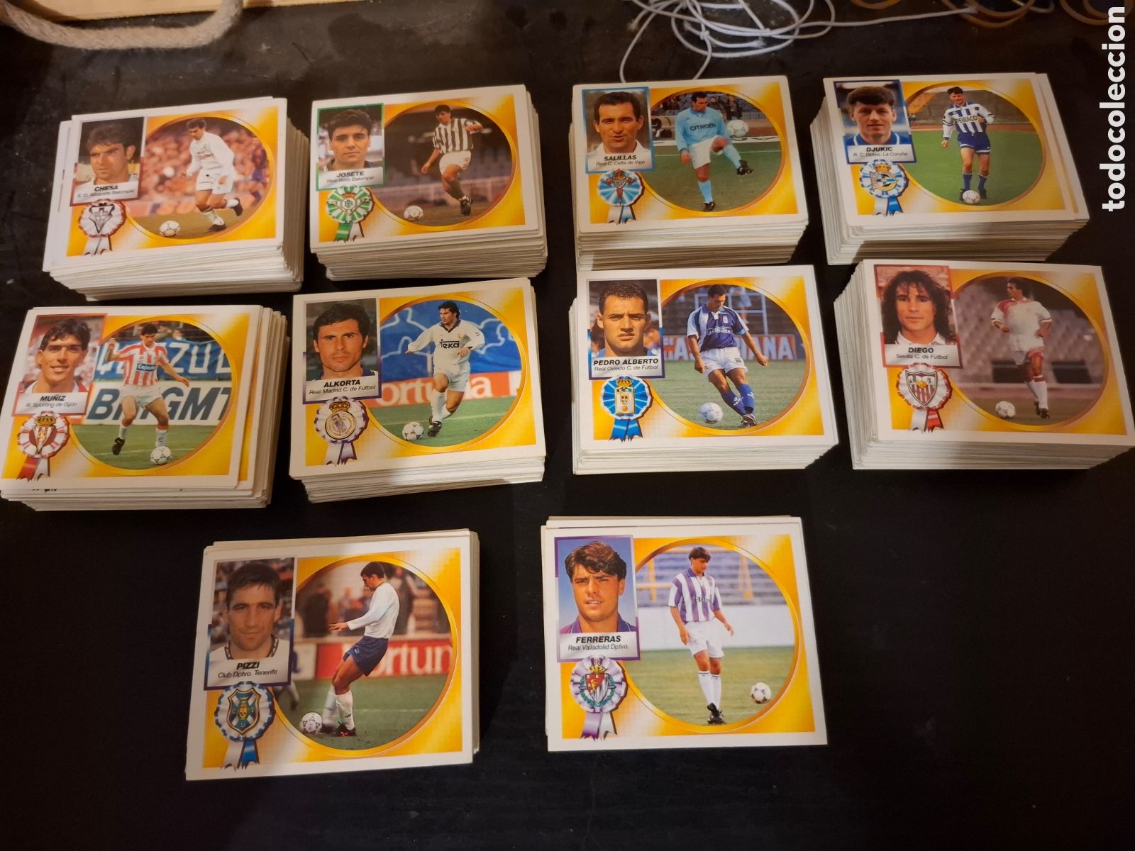 Football Stickers: Lote 545 cromos liga este 94 95 sin pegar