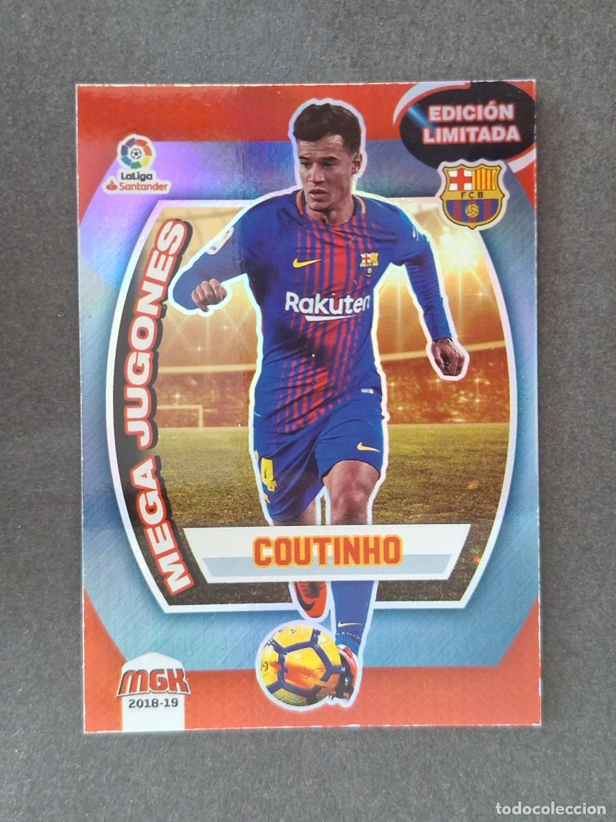 Football Stickers: LVM COUTINHO F. C. BARCELONA MEGA JUGONES EDICION LIMITADA 97B PANINI MEGACRACKS 2018 2019 18 19