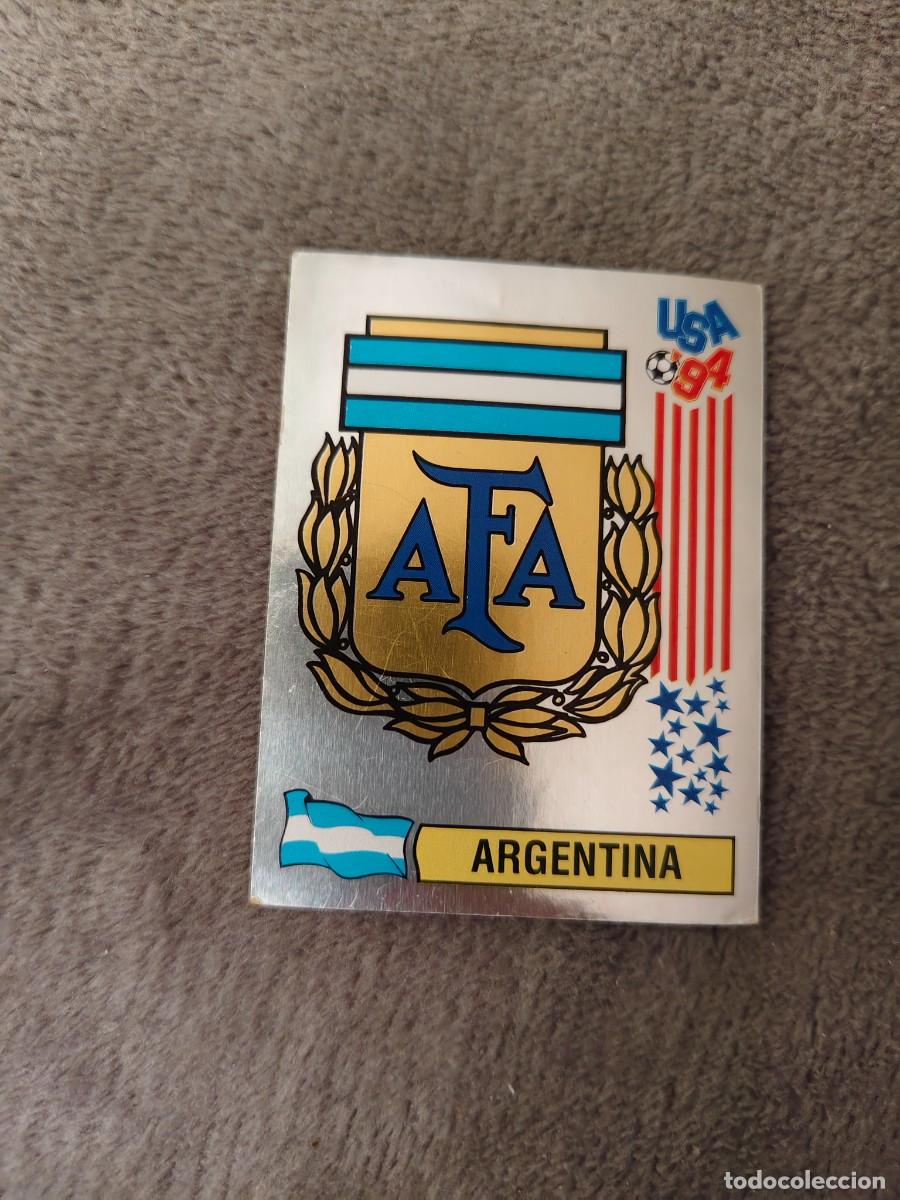 Cromos de f&uacute;tbol: 249 USA 94 MUNDIAL 1994 PANINI EMBLEM ESCUDO - ARGENTINA -- WORLD CUP CROMO ABC