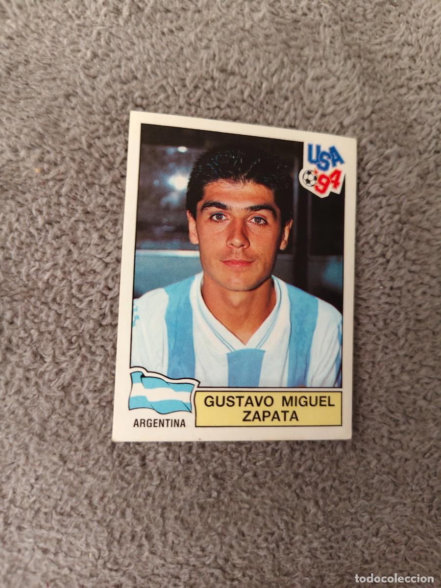 Cromos de f&uacute;tbol: 256 USA 94 MUNDIAL 1994 PANINI GUSTAVO MIGUEL ZAPATA - ARGENTINA -- WORLD CUP CROMO ABC
