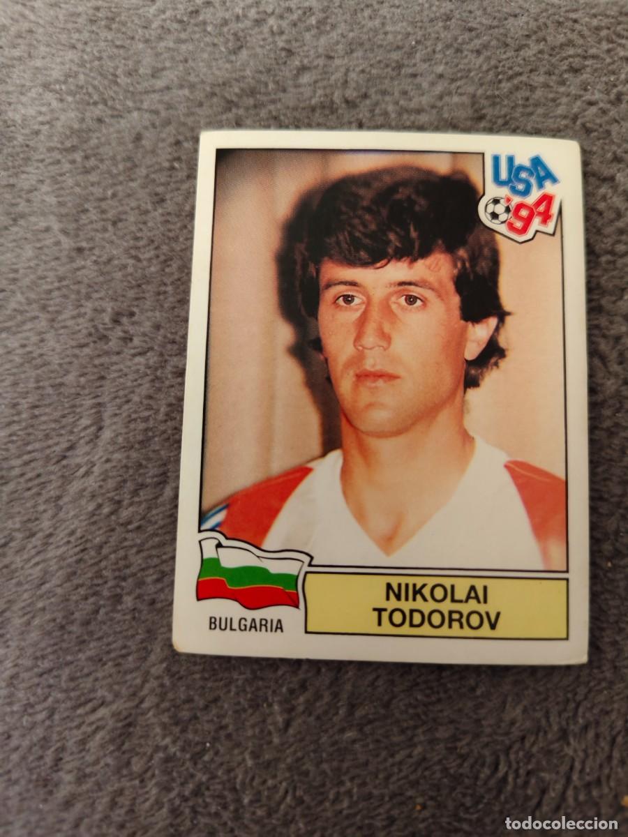 Football Stickers: 291 USA 94 MUNDIAL 1994 PANINI NIKOLAI TODOROV - BULGARIA -- WORLD CUP CROMO ABC