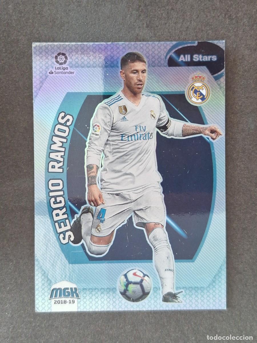 Football Stickers: LVM SERGIO RAMOS REAL MADRID ALL STARS 377 PANINI MEGACRACKS 2018 2019 18 19