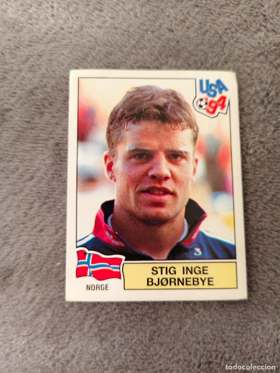 Cromos de f&uacute;tbol: 346 USA 94 MUNDIAL 1994 PANINI STIG INGE BJORNEBYE - NORUEGA -- WORLD CUP CROMO ABC