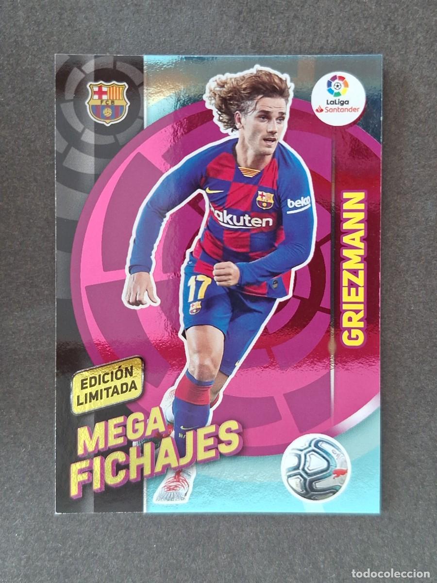 Cromos de f&uacute;tbol: LVM GRIEZMANN F. C. BARCELONA MEGA FICHAJE EDICION LIMITADA PANINI MEGACRACKS 2019 2020 19 20