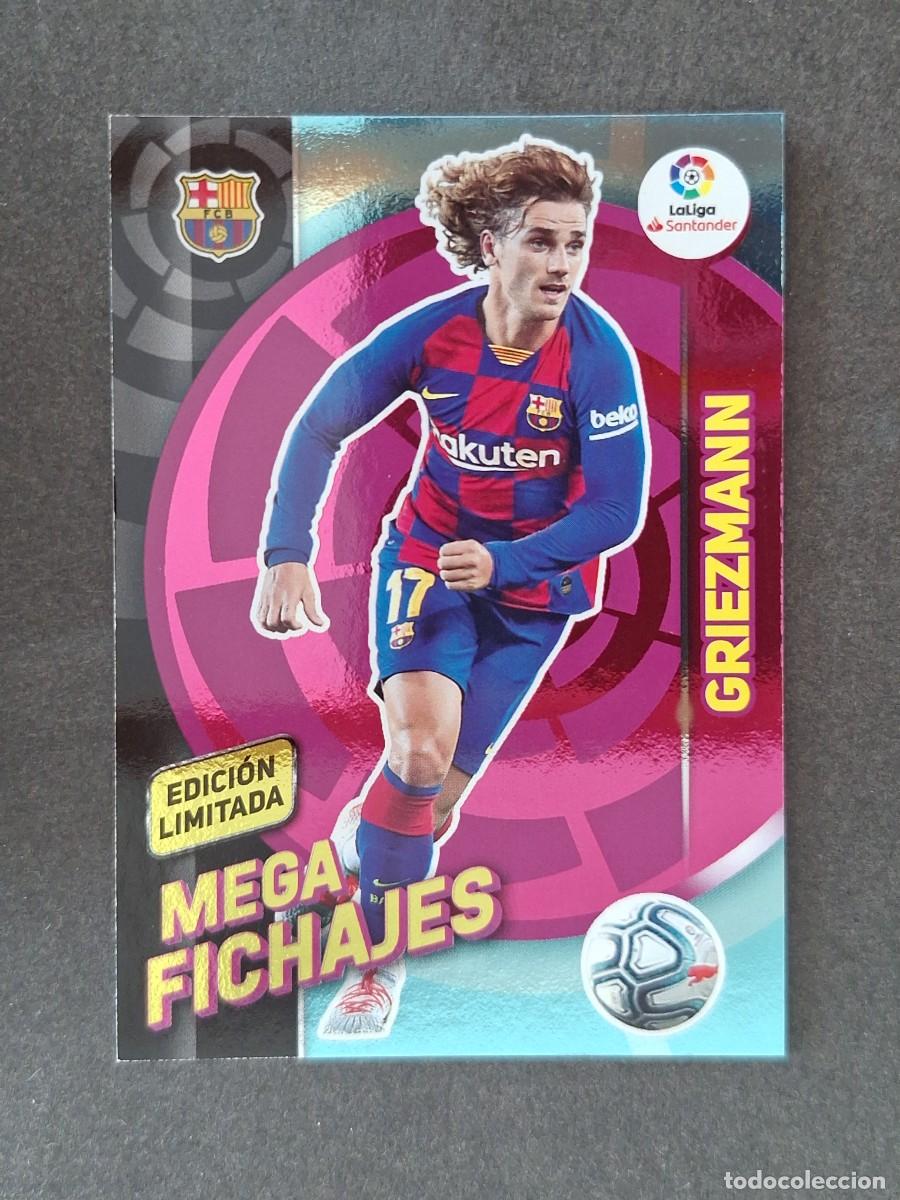 Cromos de f&uacute;tbol: LVM GRIEZMANN F. C. BARCELONA MEGA FICHAJE EDICION LIMITADA PANINI MEGACRACKS 2019 2020 19 20