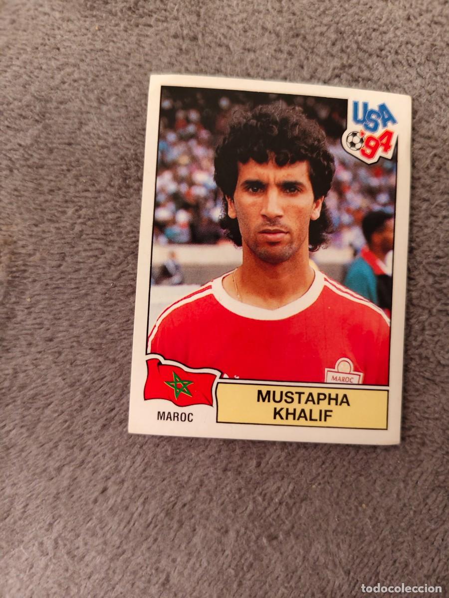 Cromos de f&uacute;tbol: 402 USA 94 MUNDIAL 1994 PANINI MUSTAPHA KHALIF - MARRUECOS -- WORLD CUP CROMO ABC