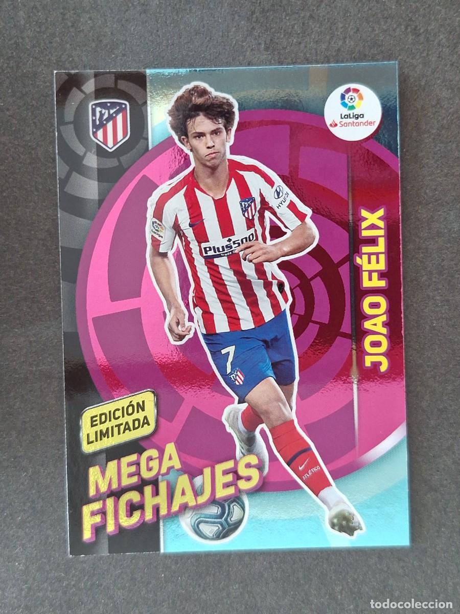 Cromos de f&uacute;tbol: LVM JOAO FELIX ATLETICO DE MADRID MEGA FICHAJE EDICION LIMITADA PANINI MEGACRACKS 2019 2020 19 20