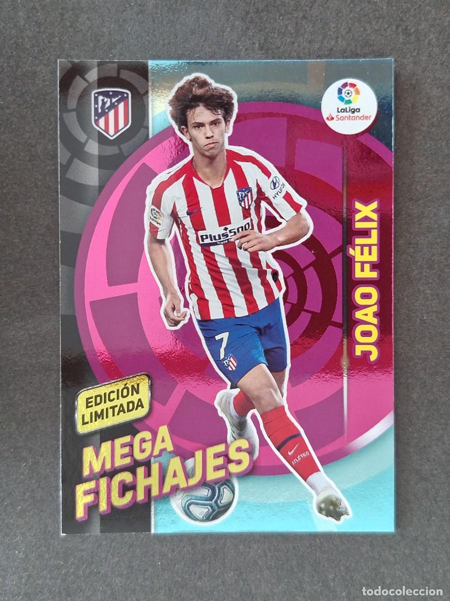 Cromos de f&uacute;tbol: LVM JOAO FELIX ATLETICO DE MADRID MEGA FICHAJE EDICION LIMITADA PANINI MEGACRACKS 2019 2020 19 20