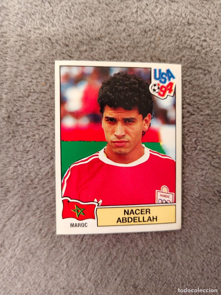 Cromos de f&uacute;tbol: 405 USA 94 MUNDIAL 1994 PANINI NACER ABDELLAH - MARRUECOS -- WORLD CUP CROMO ABC