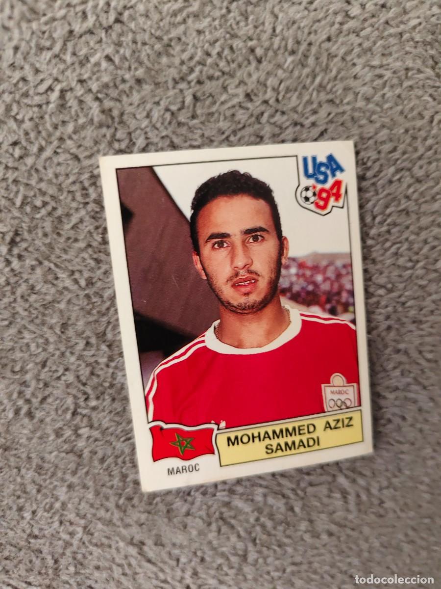 Cromos de f&uacute;tbol: 407 USA 94 MUNDIAL 1994 PANINI MOHAMMED AZIZ SAMADI - MARRUECOS -- WORLD CUP CROMO ABC