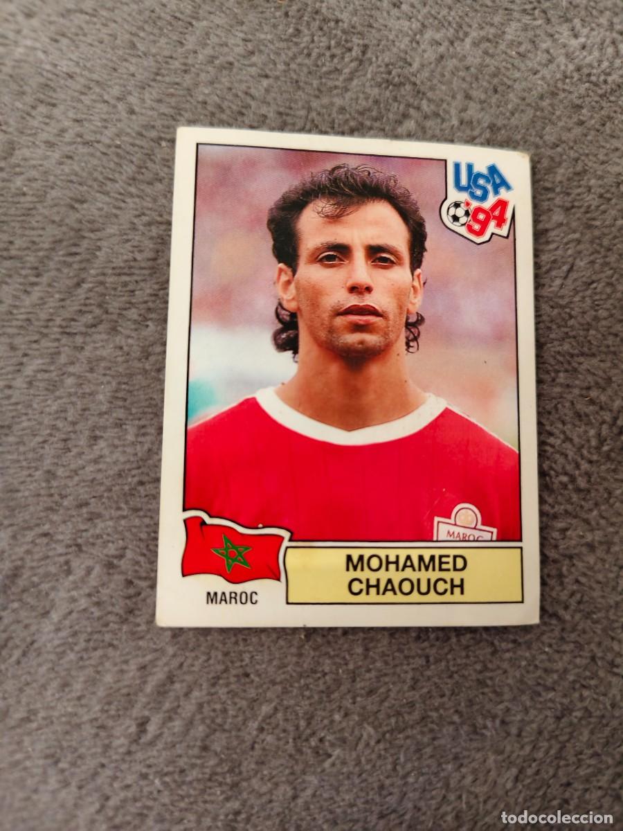 Cromos de f&uacute;tbol: 412 USA 94 MUNDIAL 1994 PANINI MOHAMED CHAOUCH - MARRUECOS -- WORLD CUP CROMO ABC