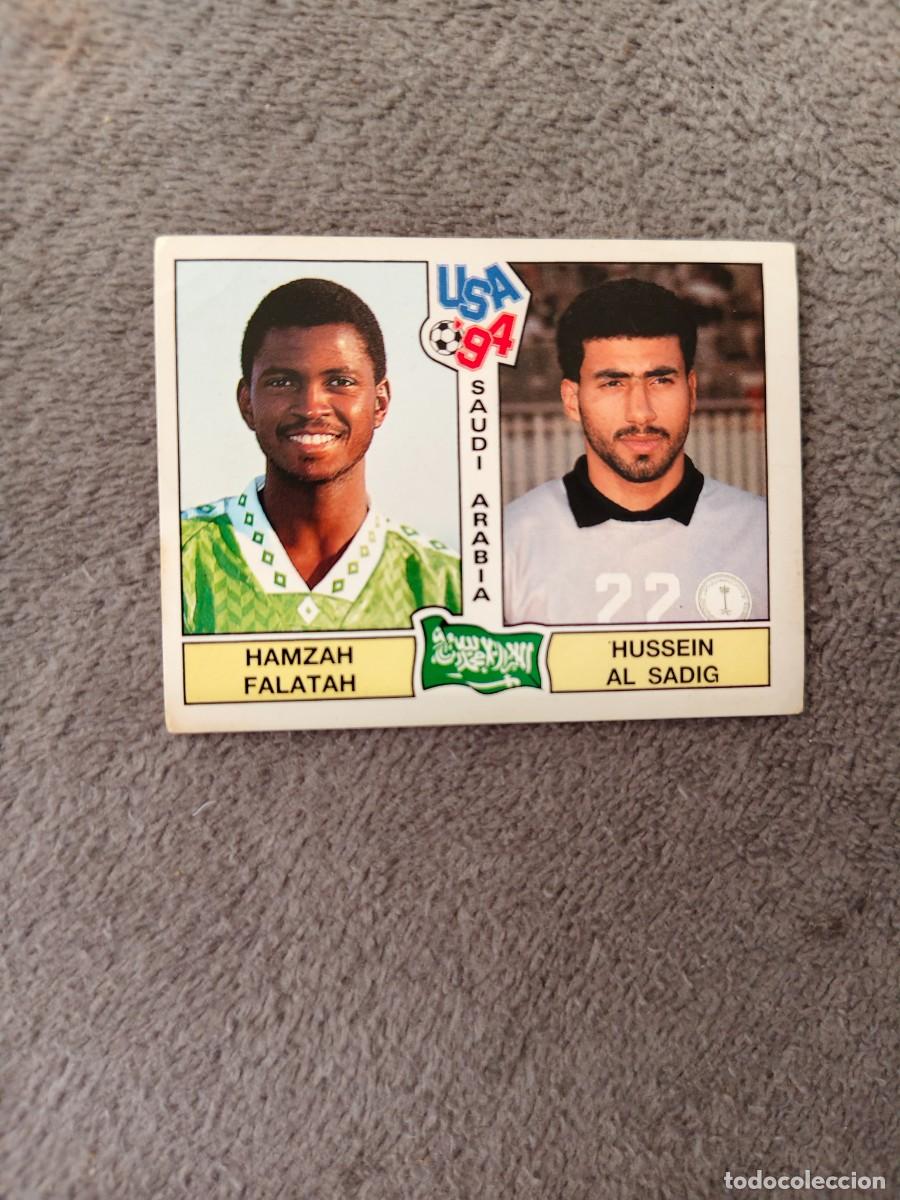 Cromos de f&uacute;tbol: 443 USA 94 MUNDIAL 1994 PANINI HAMZAH FALATAH / HUSSEIN AL SADIG - ARABIA SAUDI -- WORLD CUP ABC