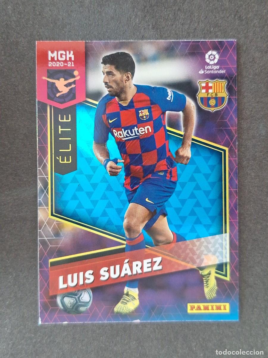 Cromos de f&uacute;tbol: LVM LUIS SUAREZ F. C. BARCELONA ELITE 377 PANINI MEGACRACKS 2020 2021 20 21