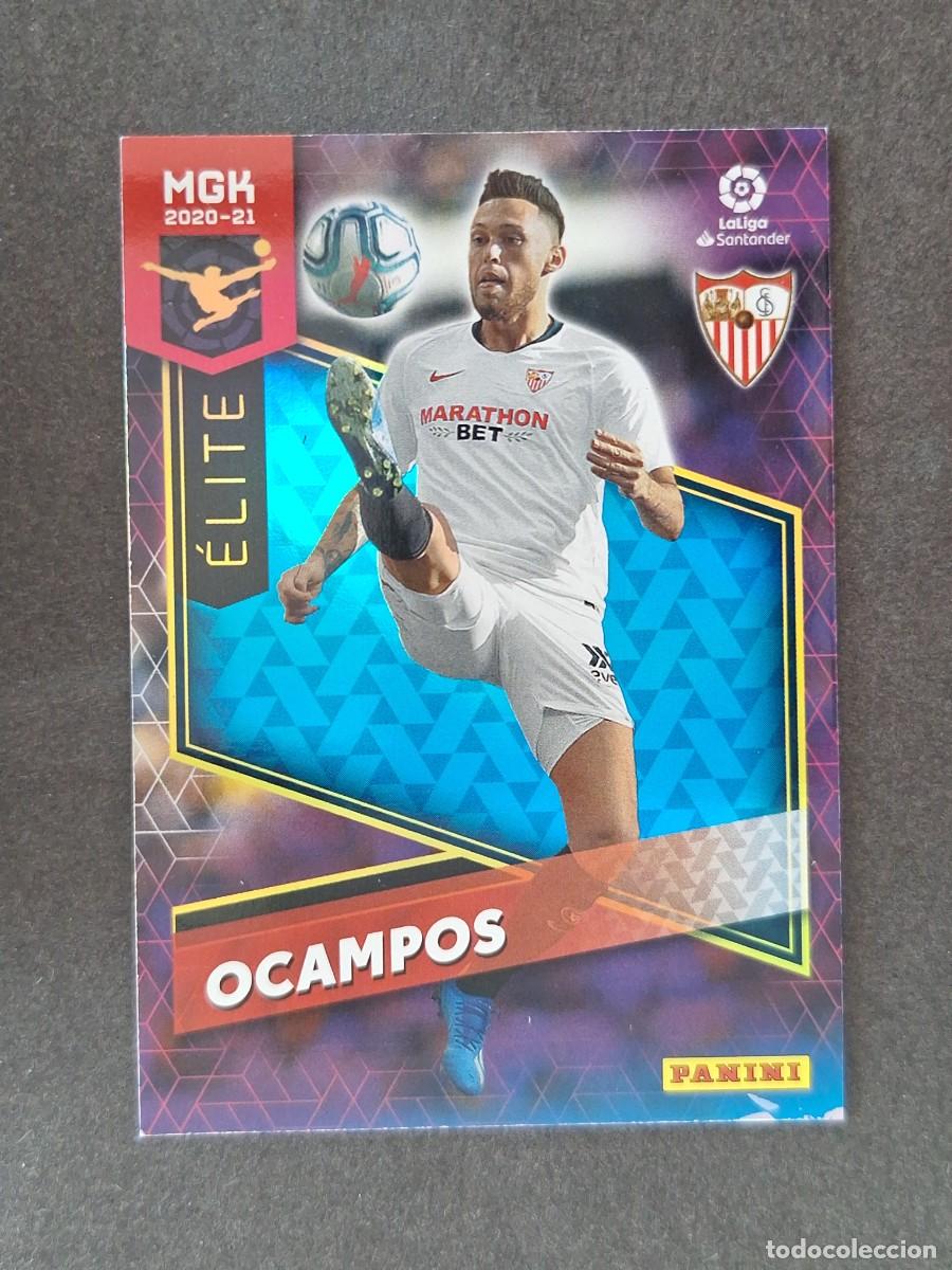 Cromos de f&uacute;tbol: LVM OCAMPOS SEVILLA F. C. ELITE 380 PANINI MEGACRACKS 2020 2021 20 21