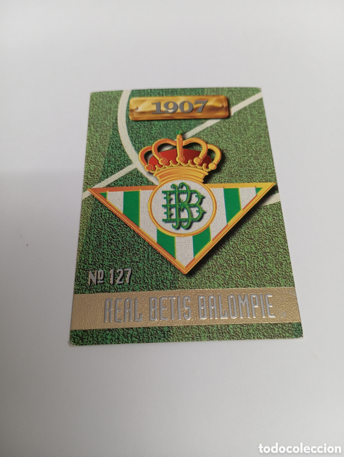 Cromos de f&uacute;tbol: 127 ESCUDO Betis 96 97 MUNDICROMO FICHAS LIGA 1996 1997