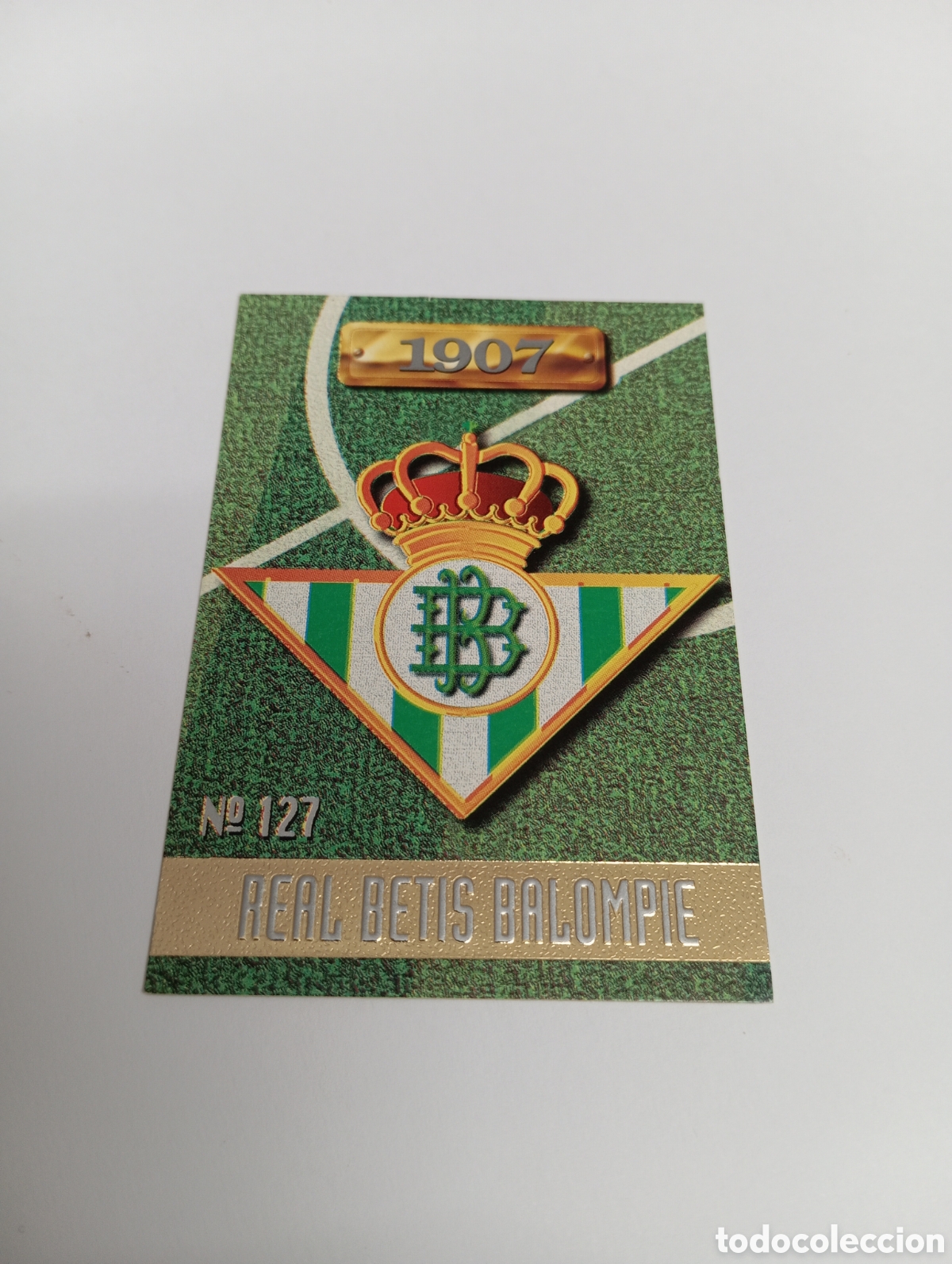 Cromos de f&uacute;tbol: 127 ESCUDO Betis 96 97 MUNDICROMO FICHAS LIGA 1996 1997
