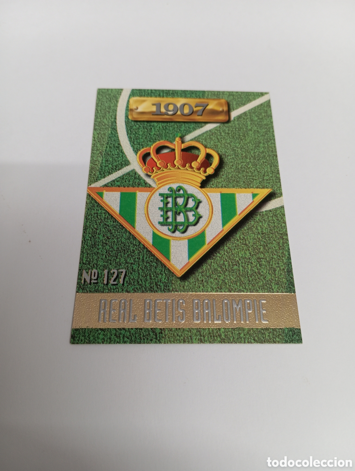 Cromos de f&uacute;tbol: 127 ESCUDO Betis 96 97 MUNDICROMO FICHAS LIGA 1996 1997