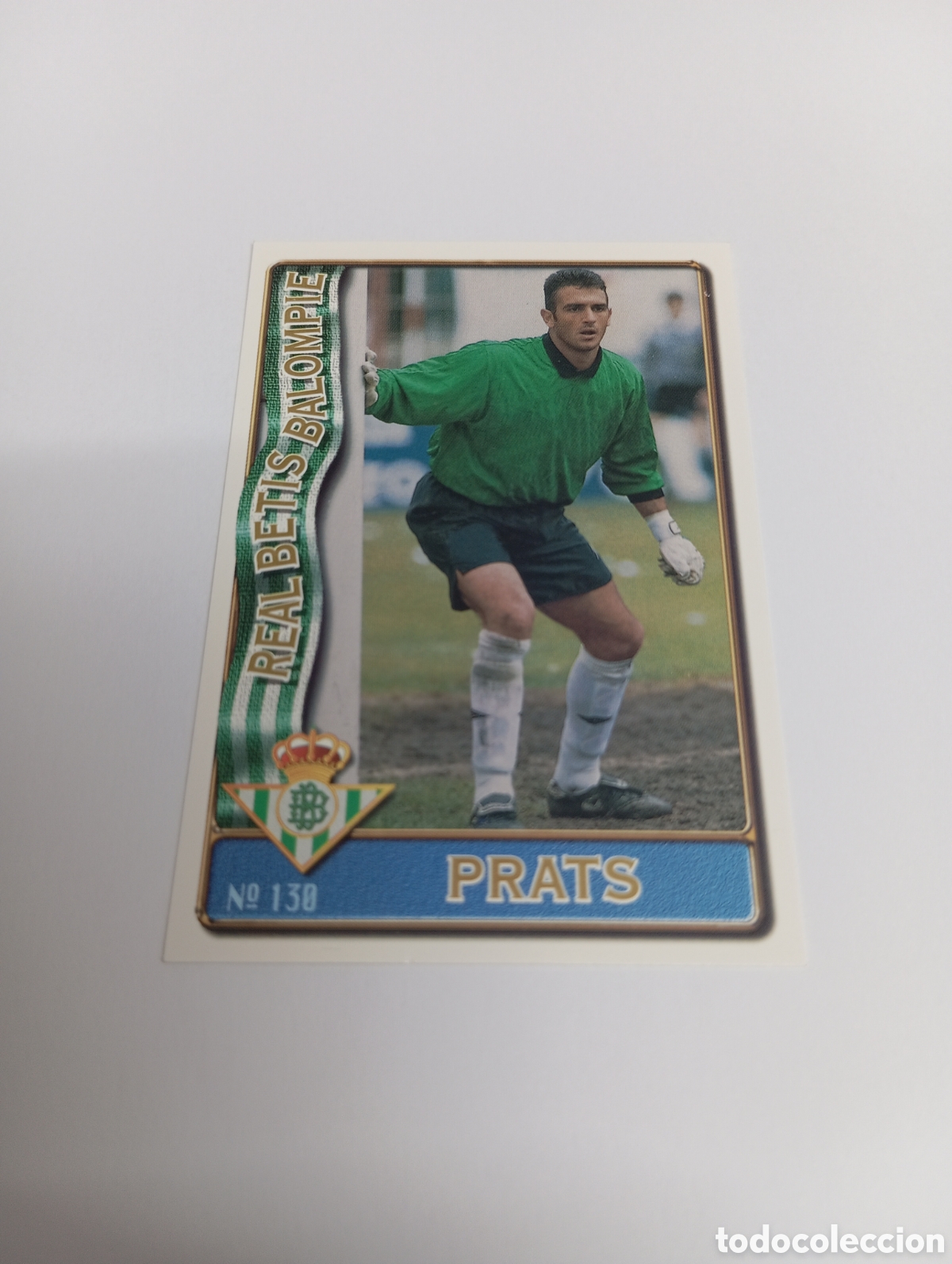 Cromos de f&uacute;tbol: 130 PRATS Betis 96 97 MUNDICROMO FICHAS LIGA 1996 1997