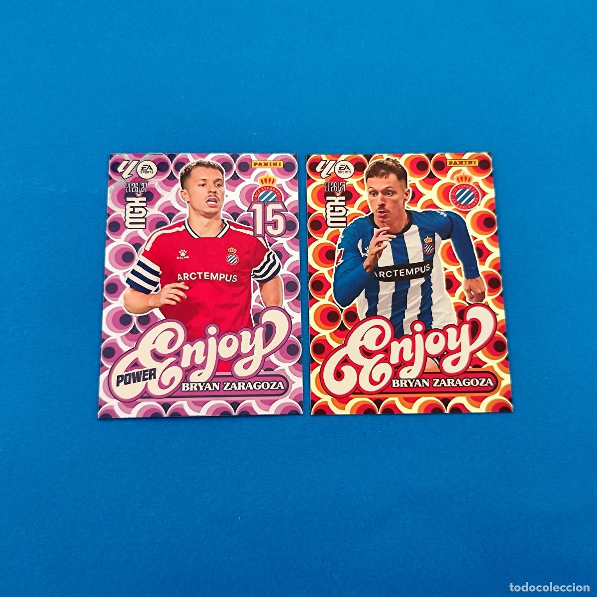 Cromos de f&uacute;tbol: Megacracks 2026 2027 / 26 27 Enjoy - Enjoy Power Bryan Zaragoza Espa&ntilde;ol