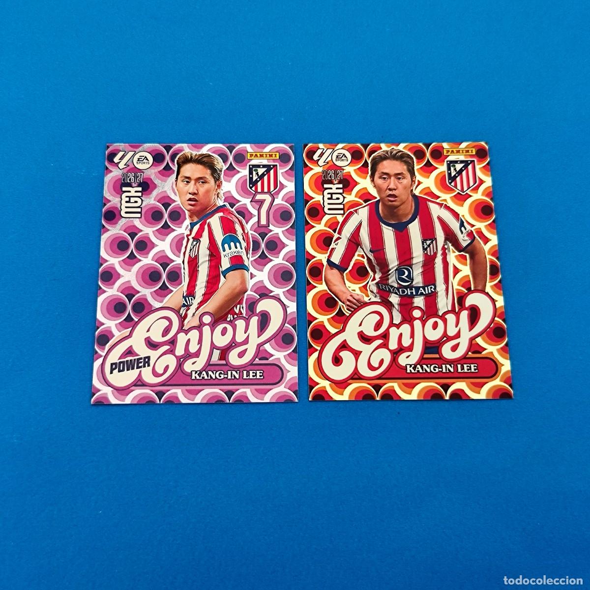Cromos de f&uacute;tbol: Megacracks 2026 2027 / 26 27 Enjoy - Enjoy Power Kang-In Lee Atl&eacute;tico de Madrid