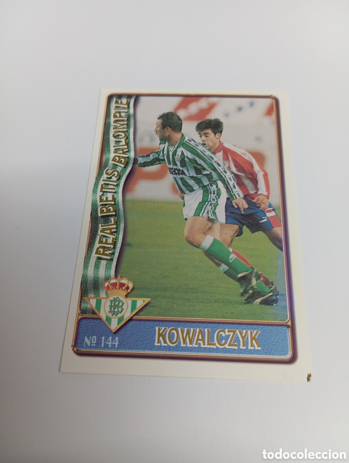 Cromos de f&uacute;tbol: 144 KOWALCZYK Betis 96 97 MUNDICROMO FICHAS LIGA 1996 1997