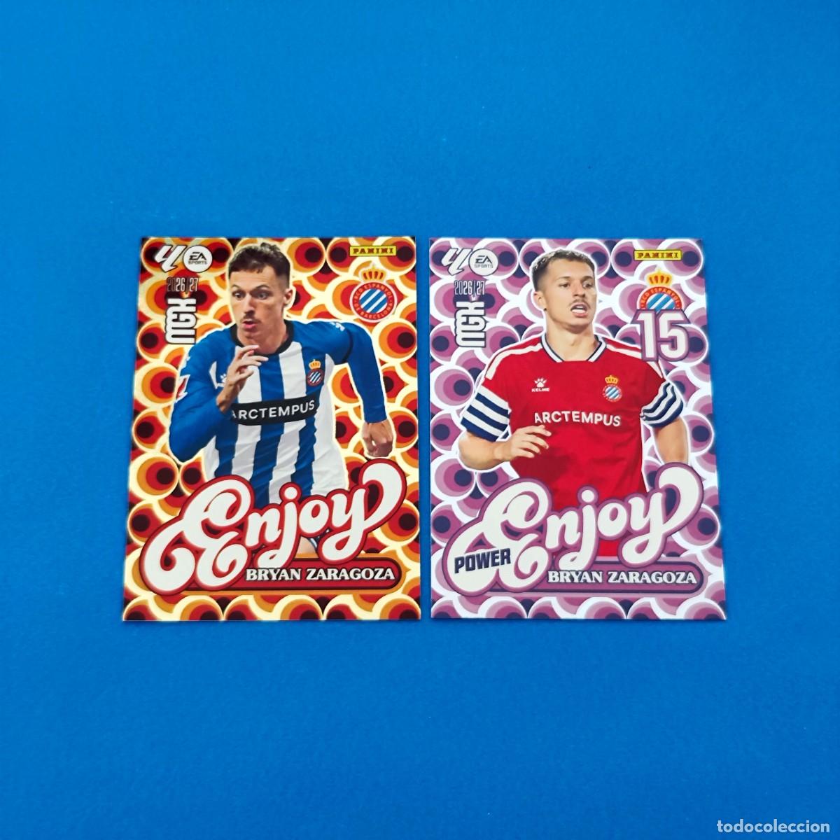 Cromos de f&uacute;tbol: Megacracks 2026 2027 / 26 27 Enjoy - Enjoy Power Bryan Zaragoza Espa&ntilde;ol