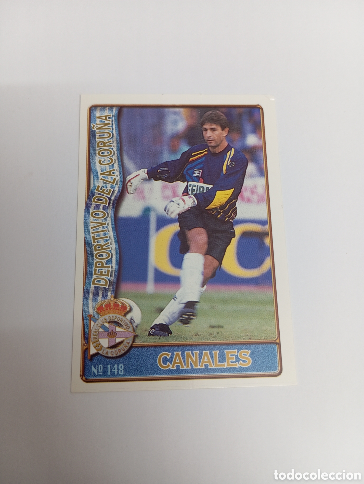 Cromos de f&uacute;tbol: 148 CANALES DEPORTIVO LA CORU&Ntilde;A 96 97 MUNDICROMO FICHAS LIGA 1996 1997
