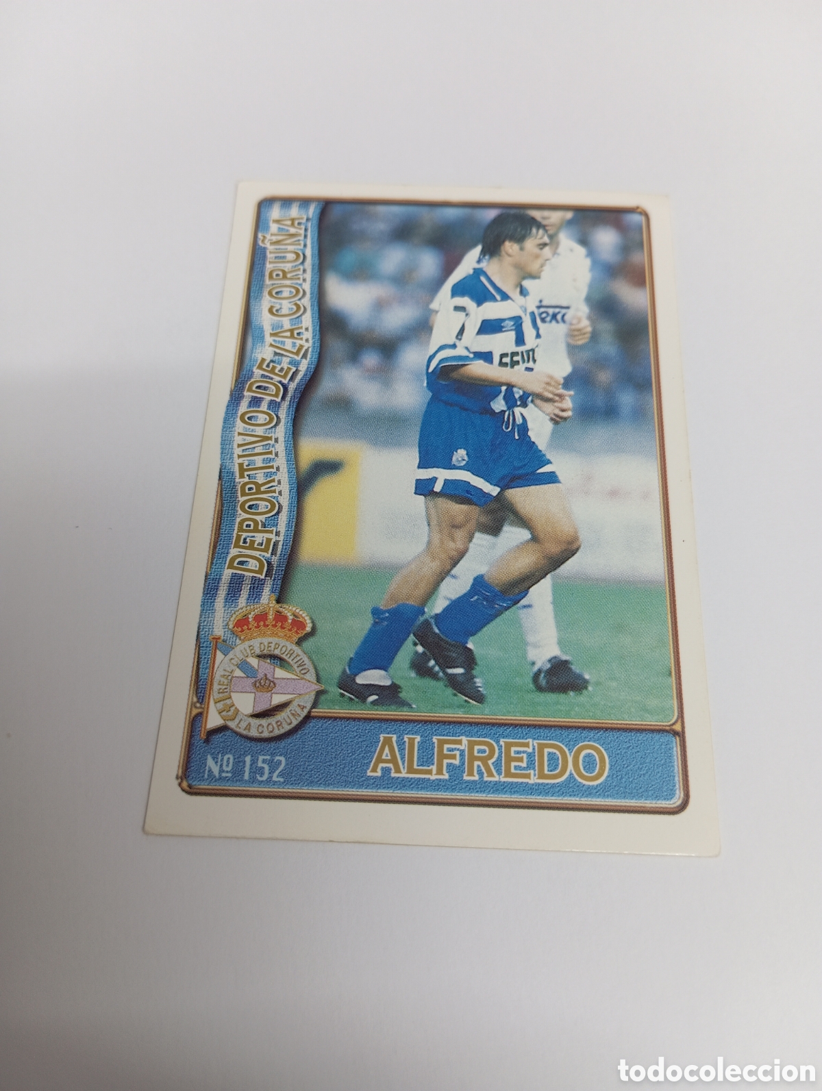 Cromos de f&uacute;tbol: 152 ALFREDO DEPORTIVO LA CORU&Ntilde;A 96 97 MUNDICROMO FICHAS LIGA 1996 1997