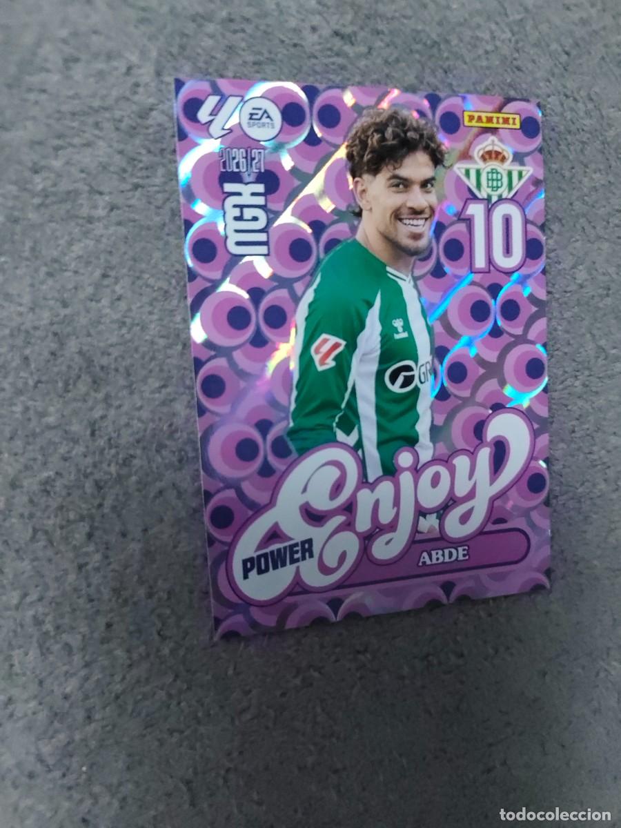 Cromos de f&uacute;tbol: 379P 379 P MEGACRACKS MGK 2026 27 ABDE REAL BETIS ENJOY POWER 26 2027 PANINI AAW