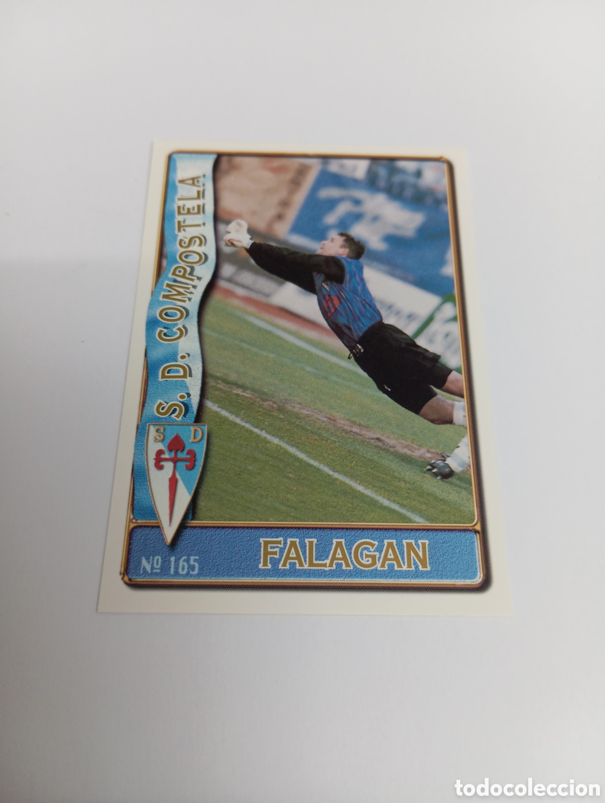 Cromos de f&uacute;tbol: 165 FALAGAN Compostela 96 97 MUNDICROMO FICHAS LIGA 1996 1997