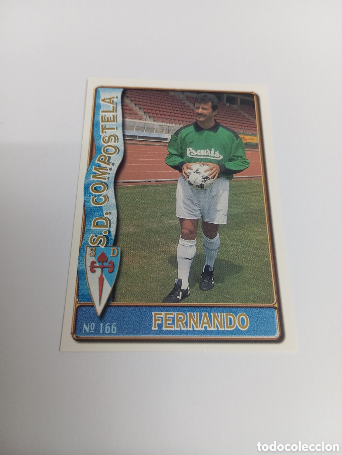 Cromos de f&uacute;tbol: 166 FERNANDO Compostela 96 97 MUNDICROMO FICHAS LIGA 1996 1997