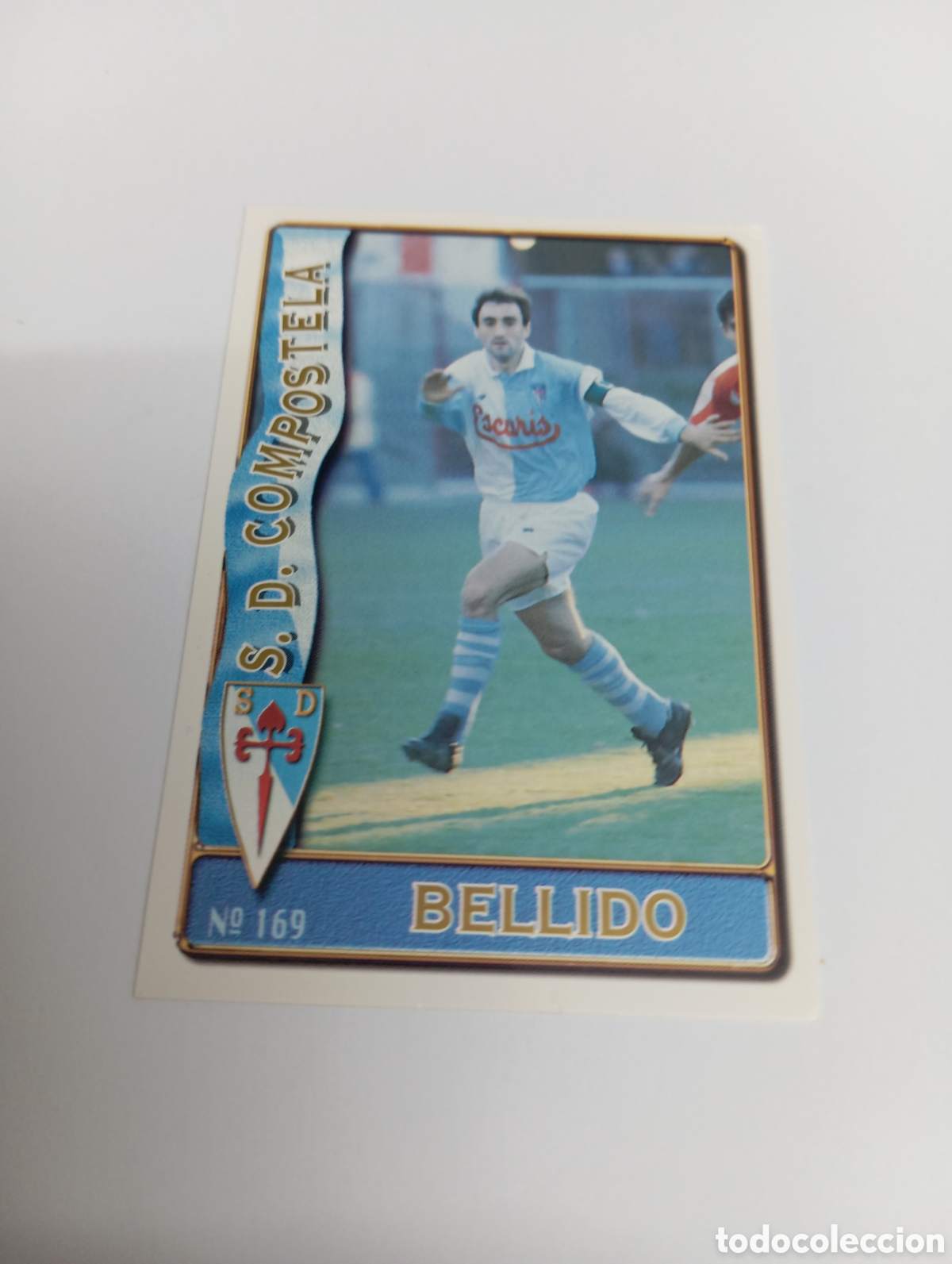 Cromos de f&uacute;tbol: 169 BELLIDO Compostela 96 97 MUNDICROMO FICHAS LIGA 1996 1997
