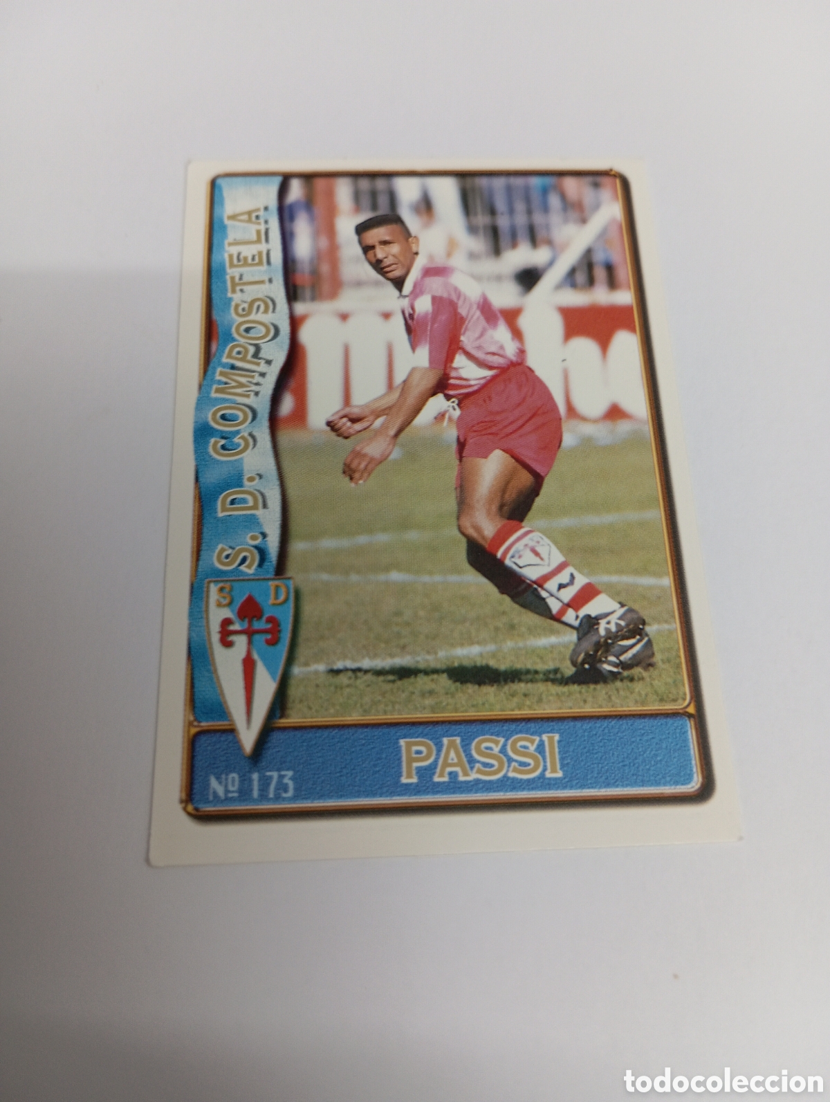 Cromos de f&uacute;tbol: 173 PASSI Compostela 96 97 MUNDICROMO FICHAS LIGA 1996 1997
