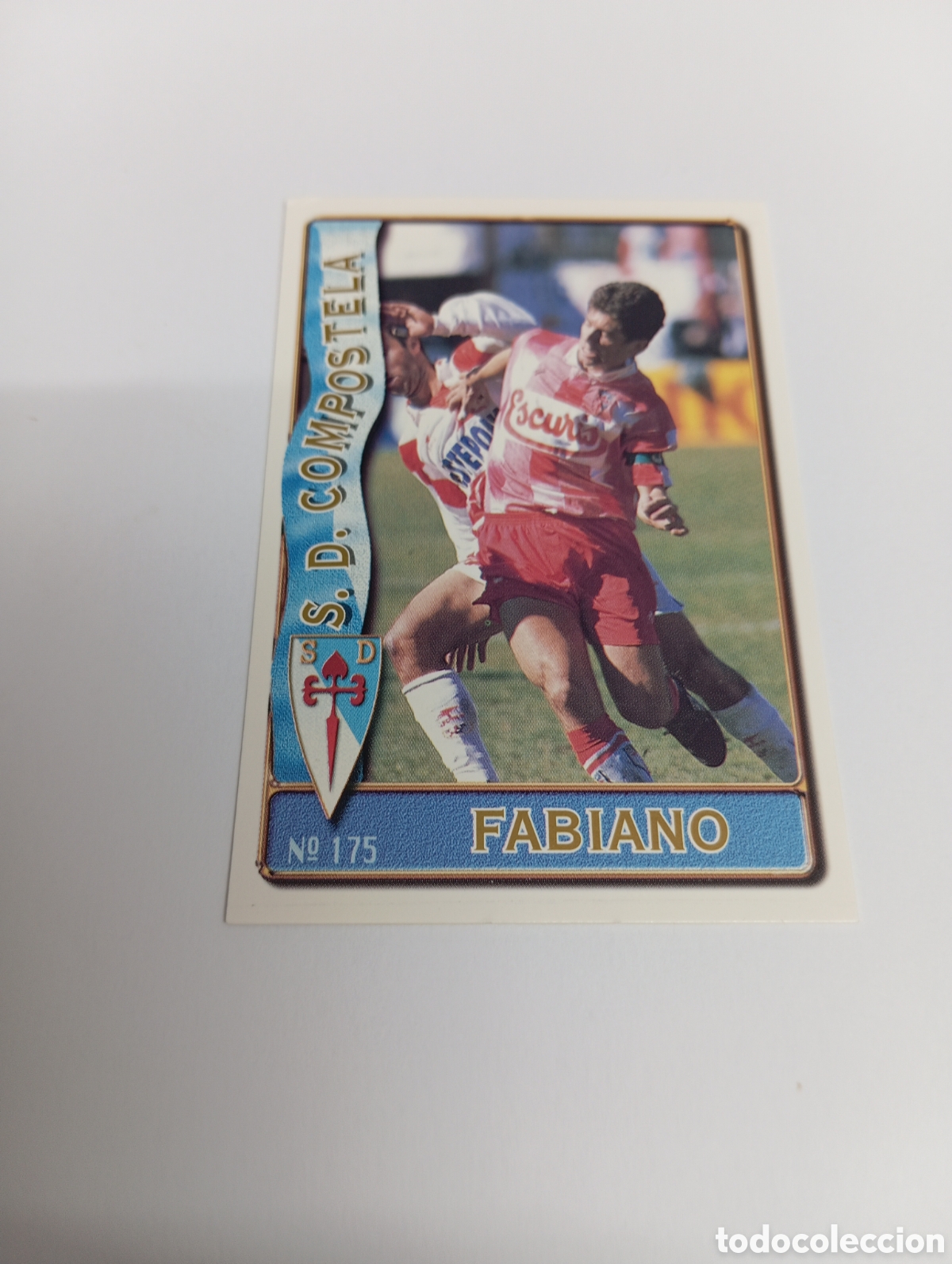 Cromos de f&uacute;tbol: 175 FABIANO Compostela 96 97 MUNDICROMO FICHAS LIGA 1996 1997