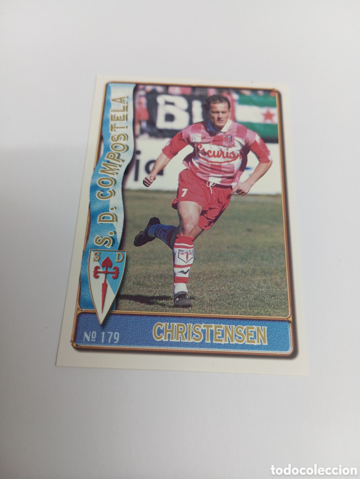 Cromos de f&uacute;tbol: 179 CHRISTENSEN Compostela 96 97 MUNDICROMO FICHAS LIGA 1996 1997