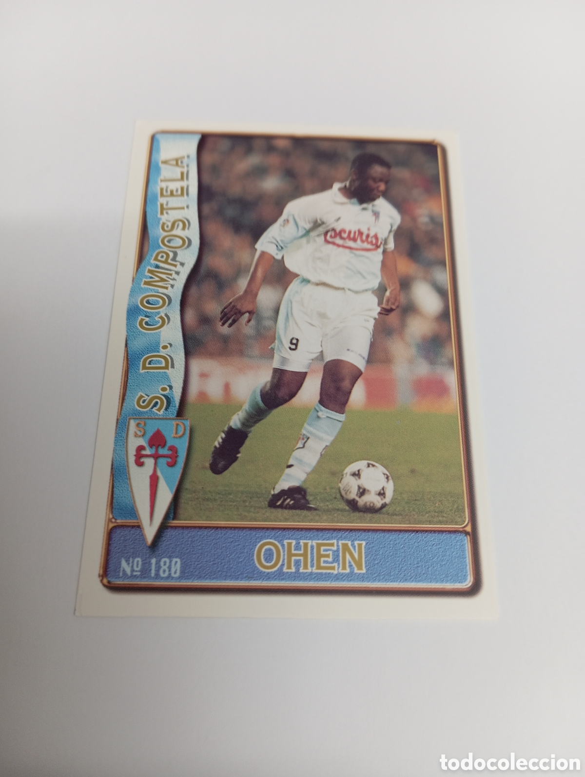 Cromos de f&uacute;tbol: 180 OHEN Compostela 96 97 MUNDICROMO FICHAS LIGA 1996 1997