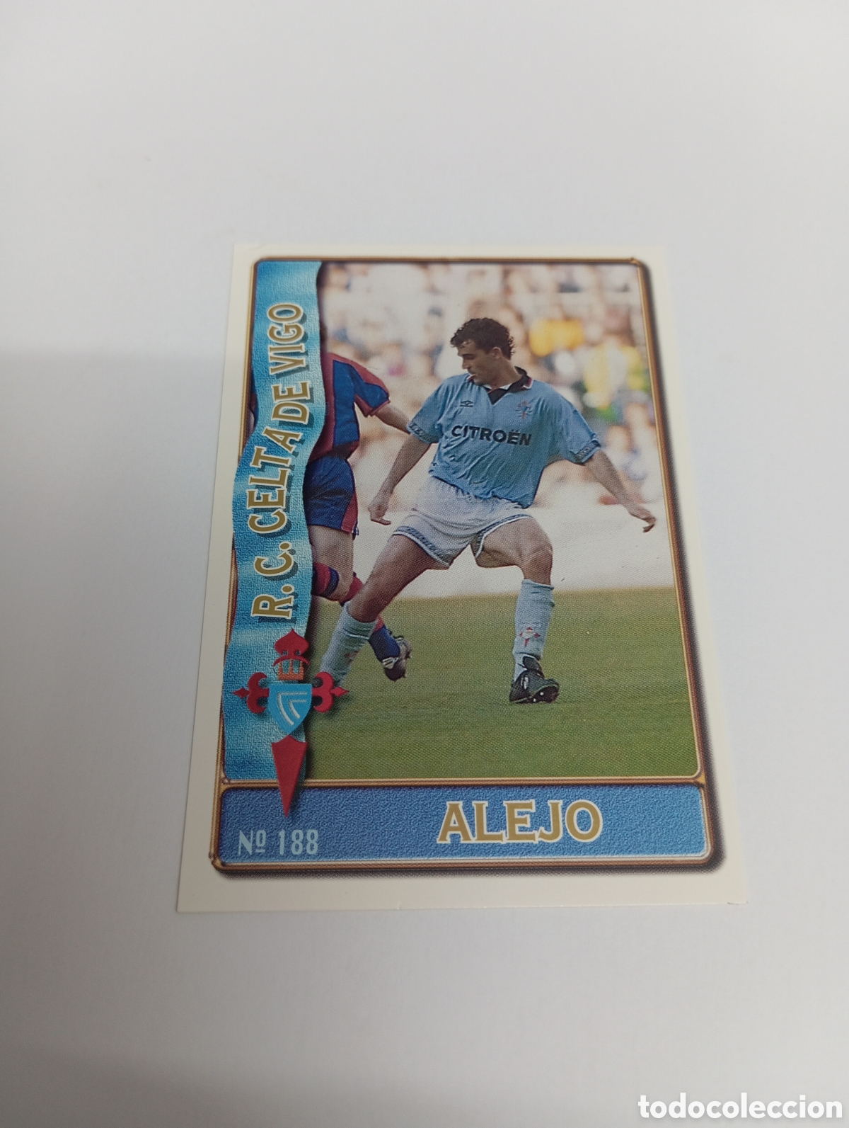 Fu&szlig;ball-Sticker: 188 ALEJO Celta de Vigo 96 97 MUNDICROMO FICHAS LIGA 1996 1997