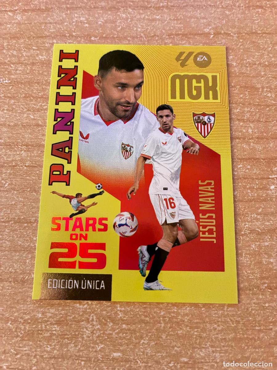 Cromos de f&uacute;tbol: 437 JES&Uacute;S NAVAS SEVILLA STARS ON 25 MEGACRACKS 2026 2027