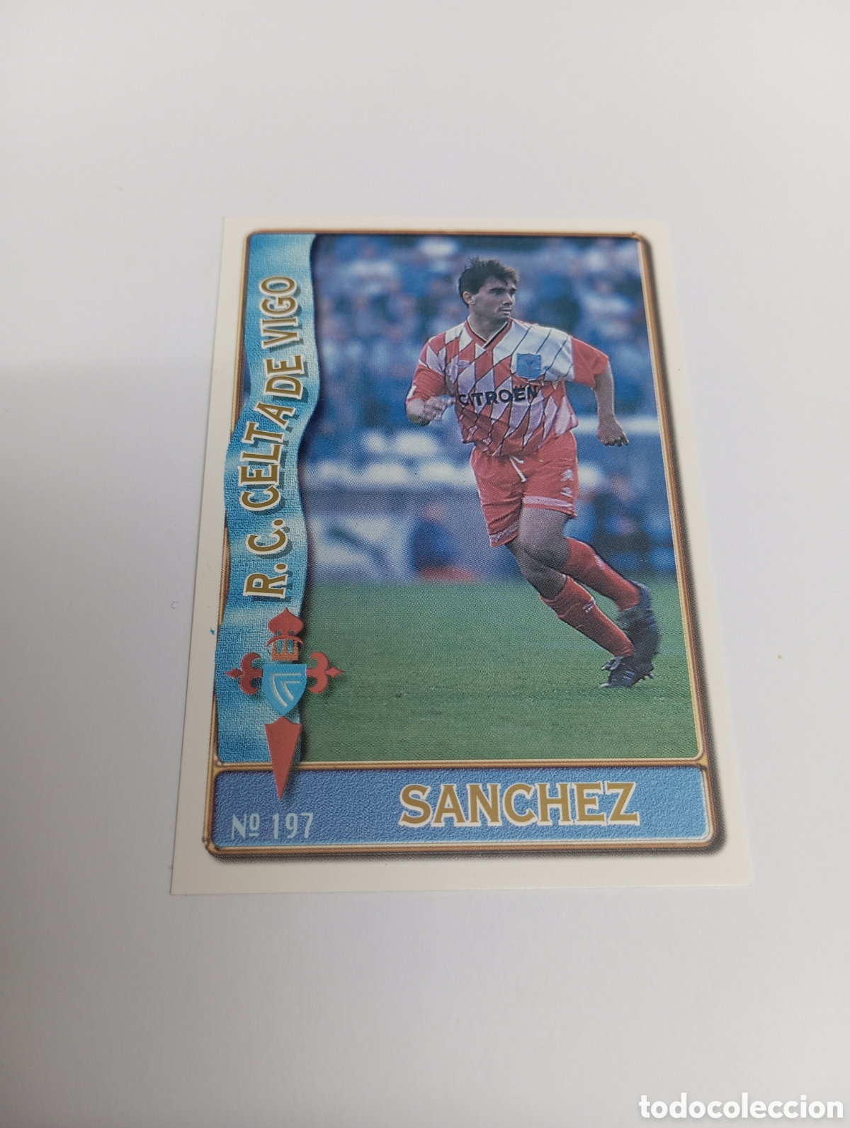 Cromos de f&uacute;tbol: 197 S&Aacute;NCHEZ Celta de Vigo 96 97 MUNDICROMO FICHAS LIGA 1996 1997