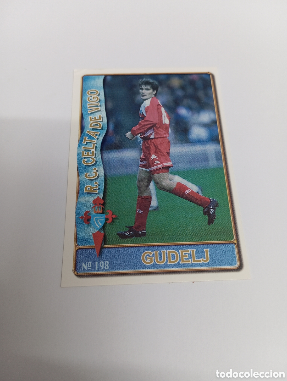Cromos de f&uacute;tbol: 198 GUDELJ Celta de Vigo 96 97 MUNDICROMO FICHAS LIGA 1996 1997