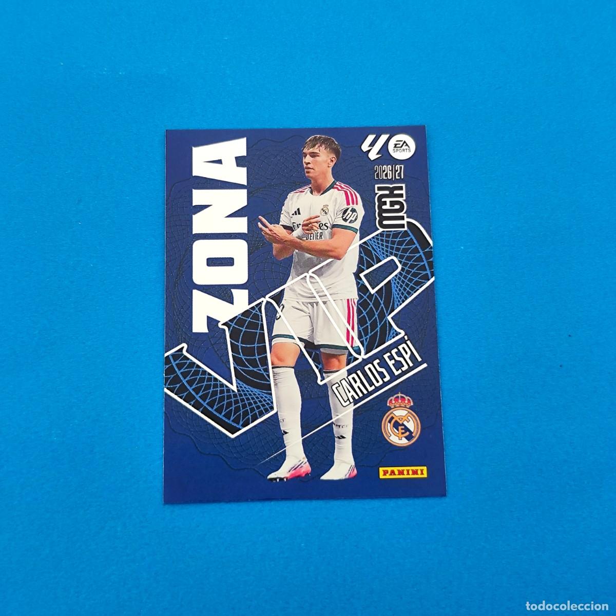 Cromos de f&uacute;tbol: Megacracks 2026 2027 / 26 27 Zona Vip Carlos Esp&iacute; Real Madrid